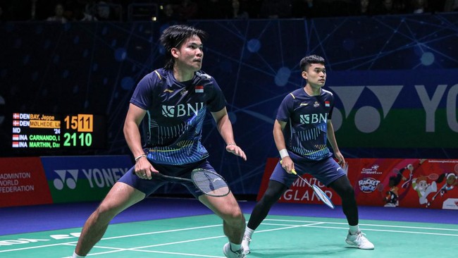 Banyak netizen merespons kegagalan ganda putra Indonesia