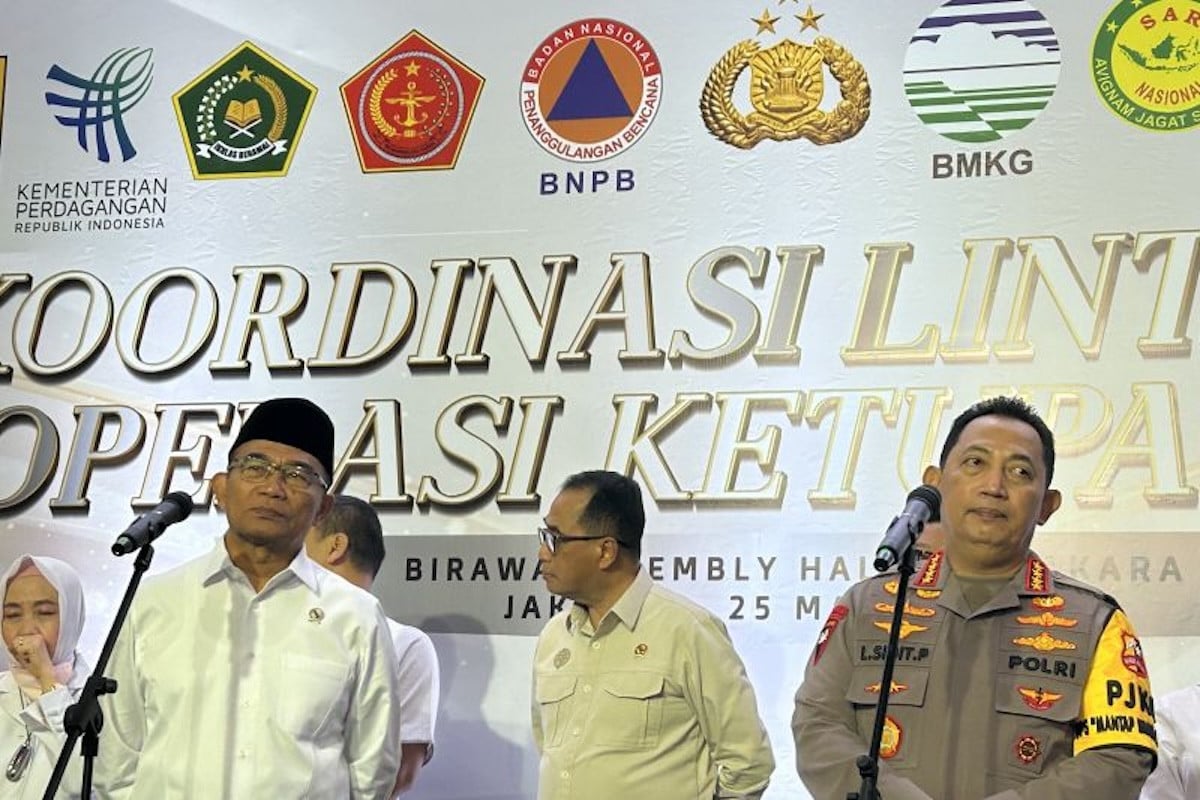 Hasil survei memprediksi ada 193 juta orang yang akan melakukan perjalanan mudik dan balik pada momen Lebaran ini