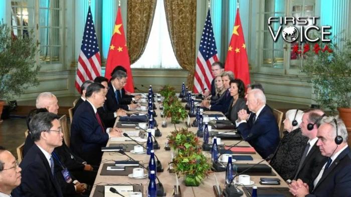 Presiden Tiongkok Xi Jinping mengadakan pertemuan dengan Presiden Amerika Serikat (AS) Joe Biden di San Francisco AS pada tanggal 15 November pagi waktu setempat