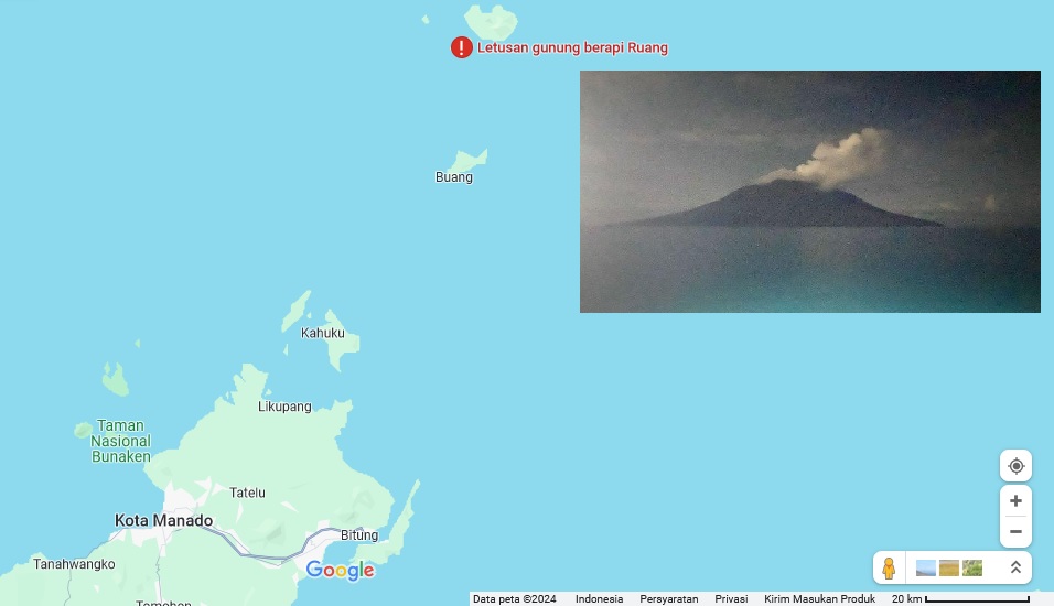 Gunung Ruang adalah gunung api pulau yang berada di Kecamatan Tagulandang