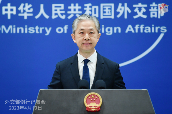 Wang Wenbin mendesak pihak AS memikul tanggungjawabnya