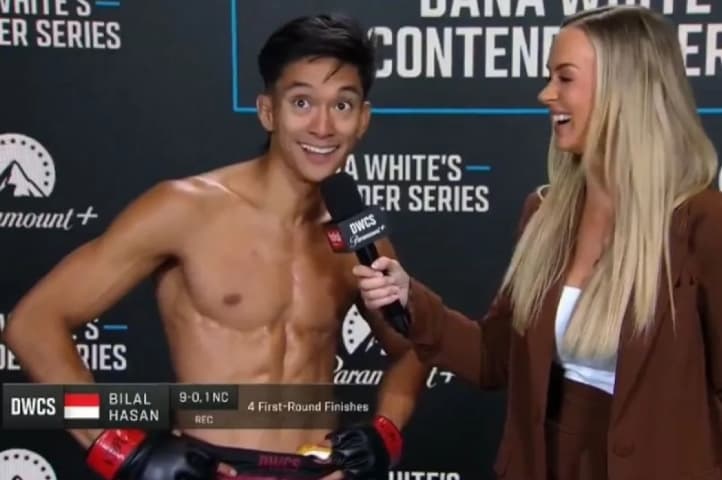 Petarung Indonesia Bilal Hasan Raih Kontrak UFC