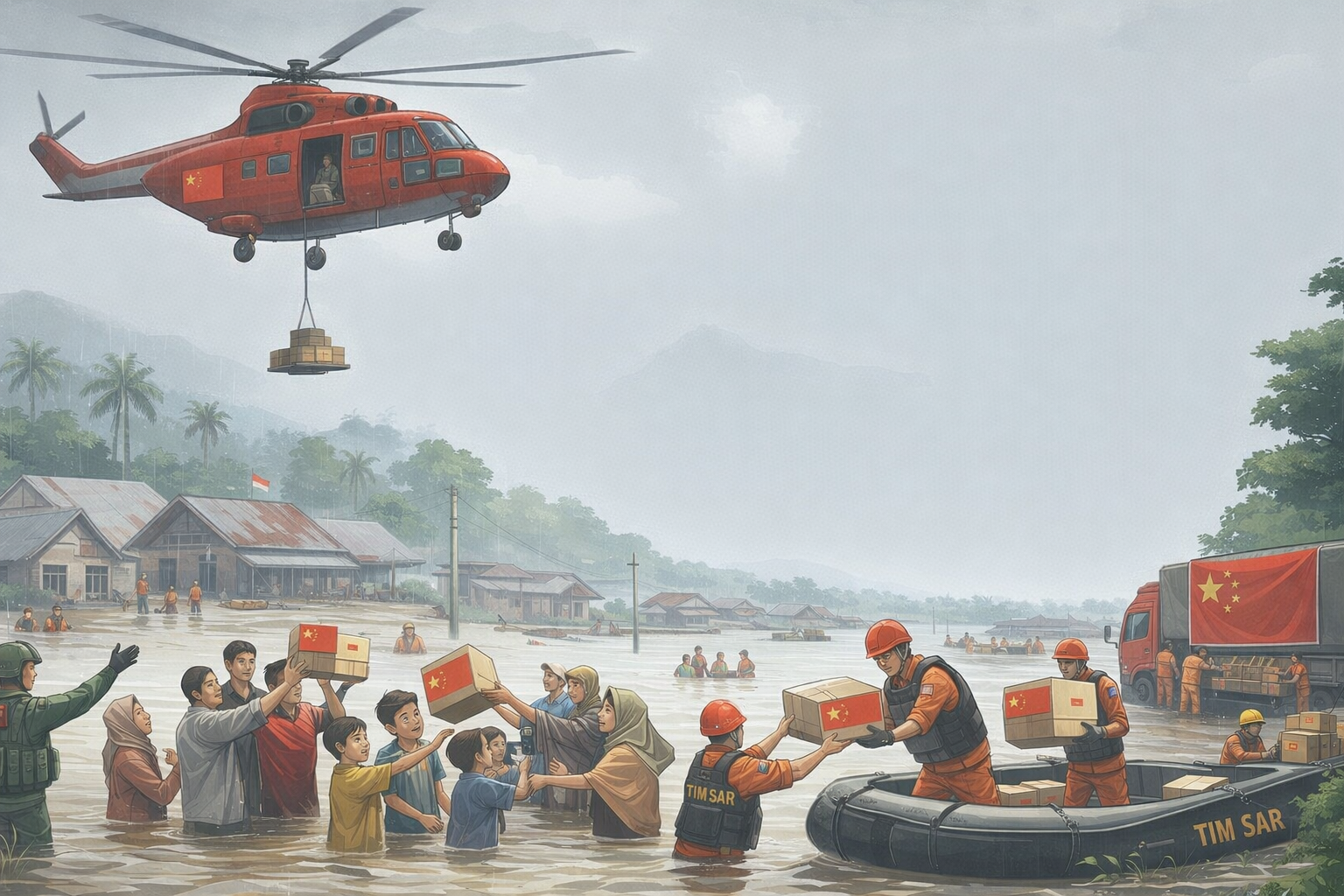 Opini : Solidaritas Tiongkok–Indonesia di Tengah Bencana Sumatra, Bukti Persaudaraan yang Tak Tergoyahkan