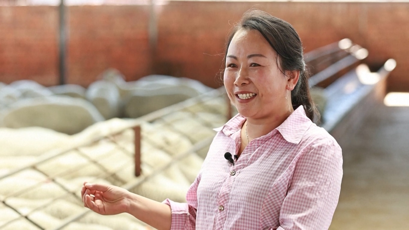 Desa Yuanfeng telah mengadopsi model yang menggabungkan penyiar langsung