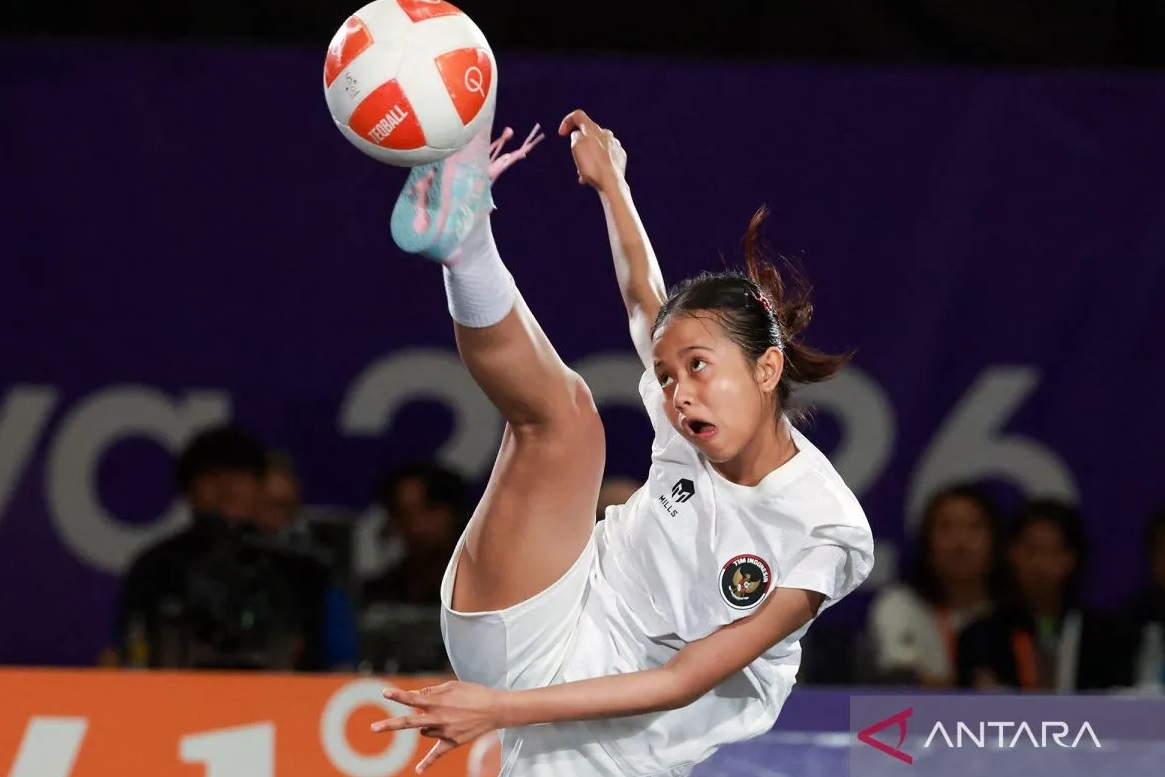 Sumaya Raih Perak Teqball Putri Asian Games 2026