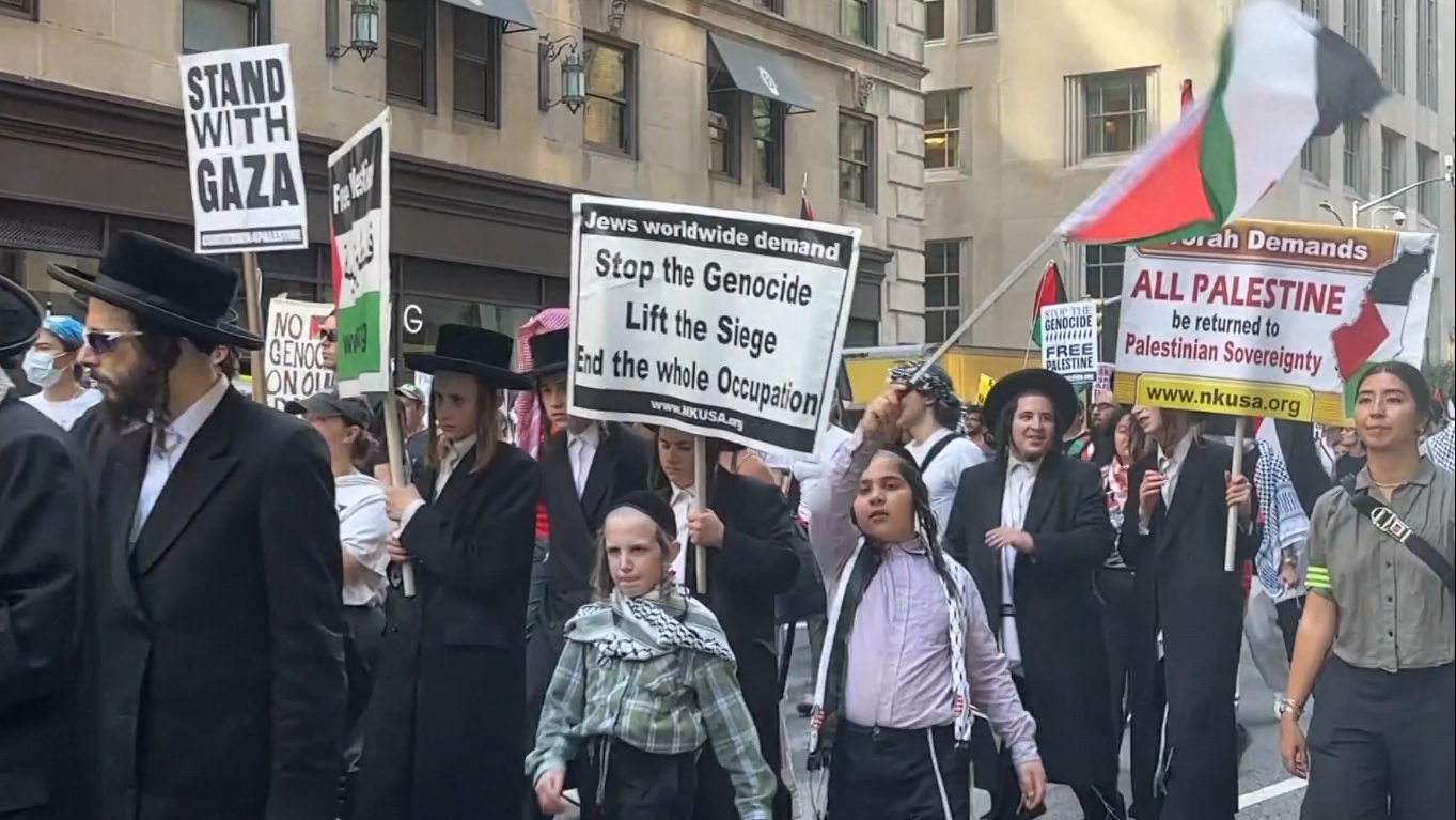 Demonstrasi Massal Warga AS Terhadap Pidato Netanyahu di PBB Terjadi di New York