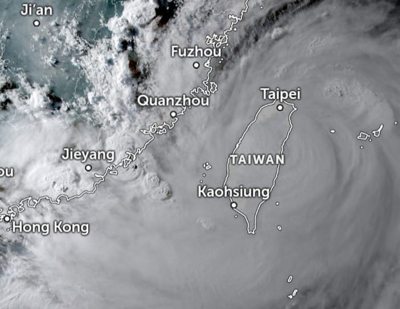 Fujian menaikkan tingkat tanggap darurat topan dari Tingkat III ke tingkat tertinggi kedua