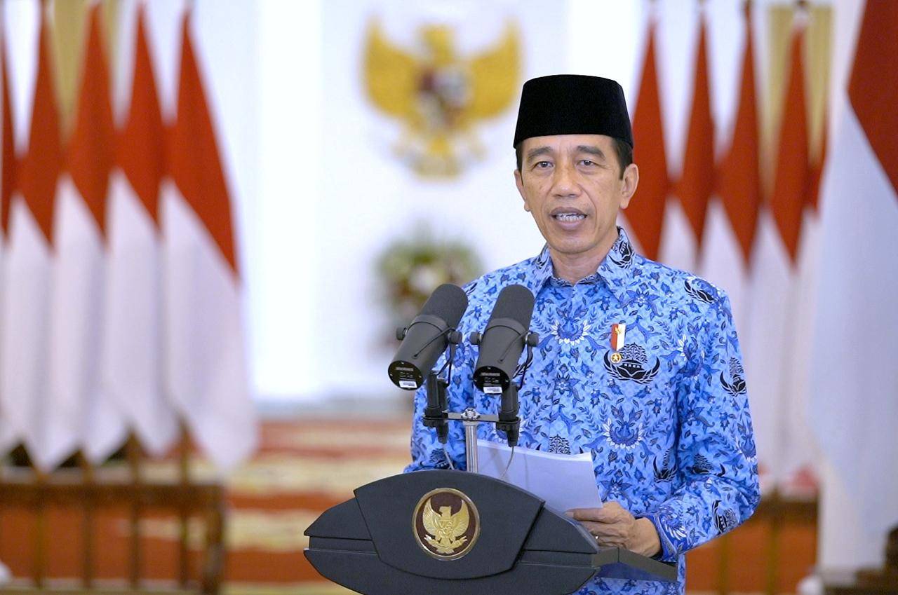 Presiden Joko Widodo mengingatkan jajaran Aparatur Sipil Negara dan para penyelenggara negara