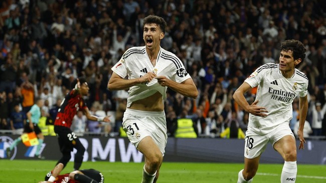 Real Madrid mengukir kemenangan dramatis 2-1 atas Mallorca di Santiago Bernabeu