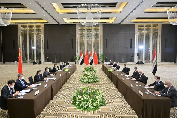Presiden Tiongkok Xi Jinping pada Jumat (9/12/2022) mengatakan bahwa Tiongkok akan terus mendukung rekonstruksi ekonomi Irak dan membantu memulihkan sektor industri