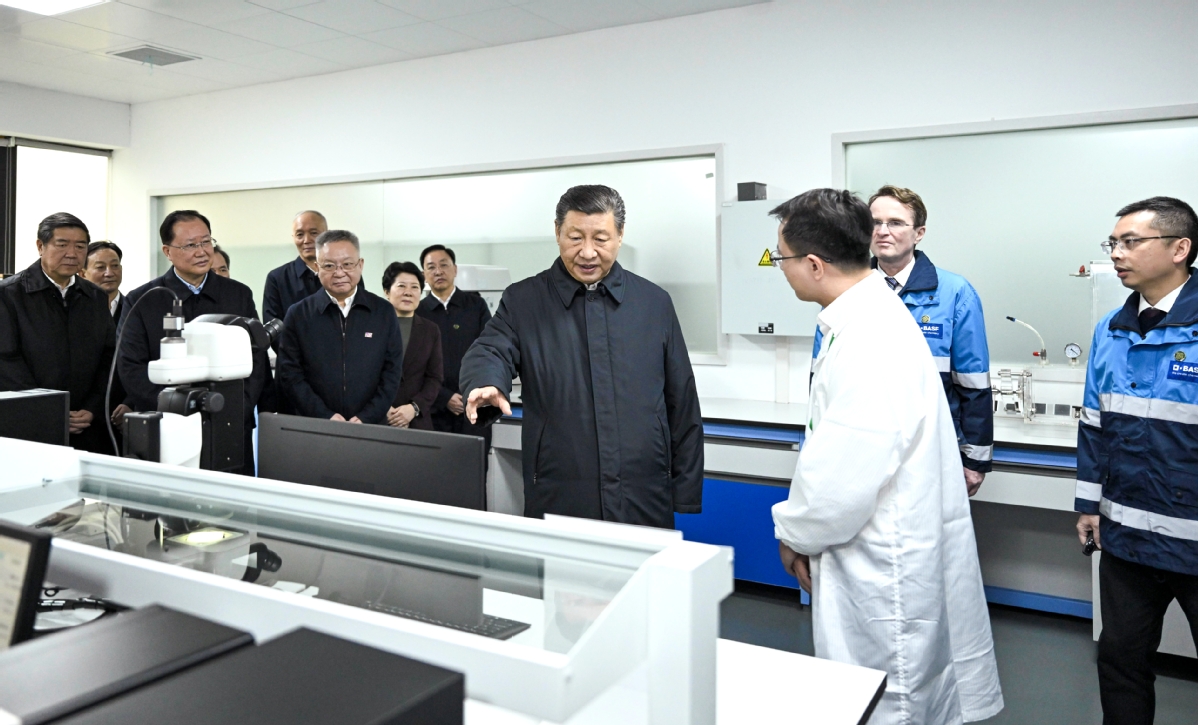 Presiden Xi mengunjungi BASF Shanshan Battery Materials Co