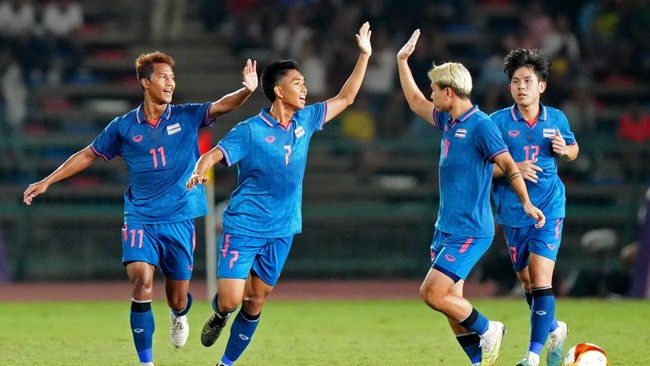 Thailand akan menghadapi Myanmar pada matchday pertama grup A Piala AFF U-23 2023 Berikut jadwal pertandingan Thailand vs Myanmar