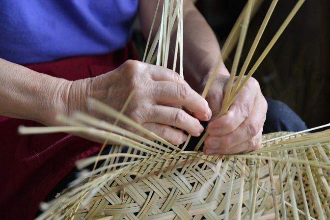Kantor produsen bambu di daerah Tonggu di provinsi Jiangxi