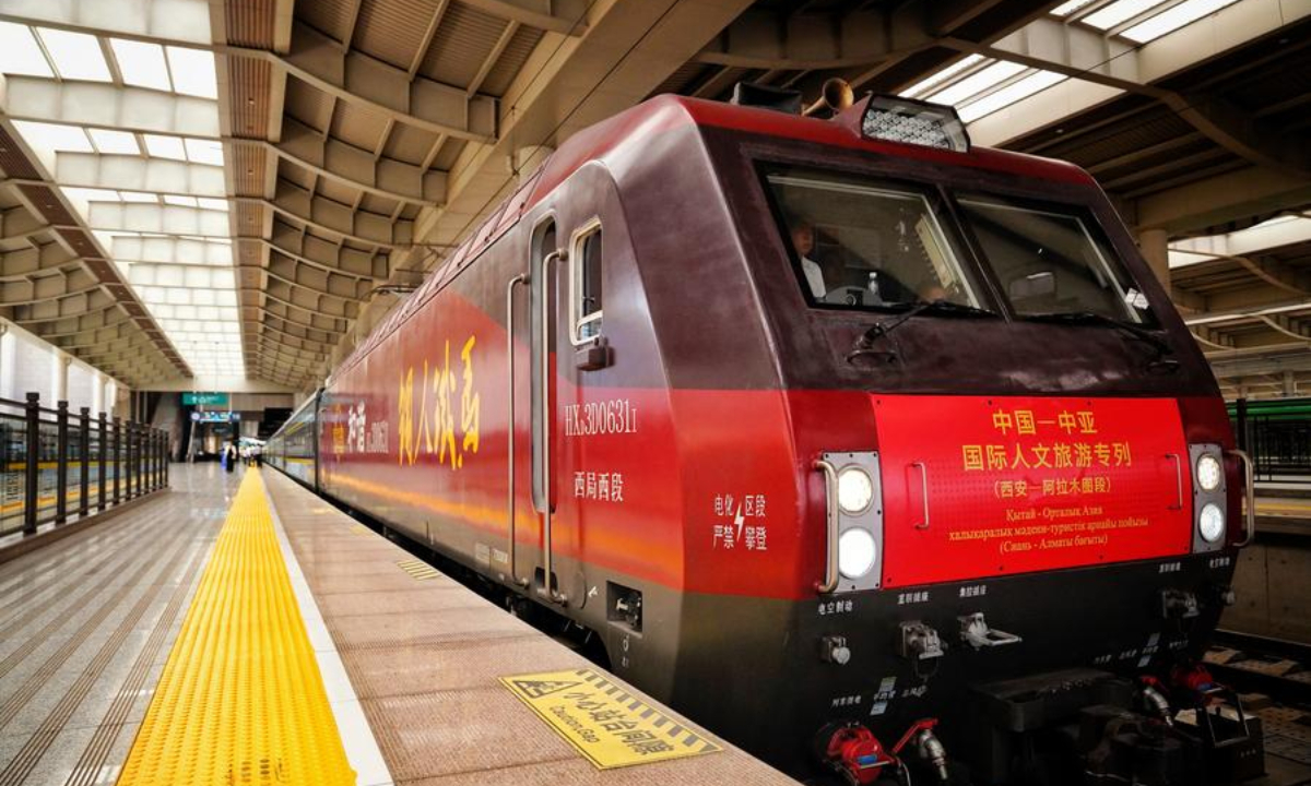 Layanan kereta khusus wisata ini merupakan salah satu hasil utama dari KTT Tiongkok-Asia Tengah pertama yang diadakan di Xi&#039;an pada tahun 2023