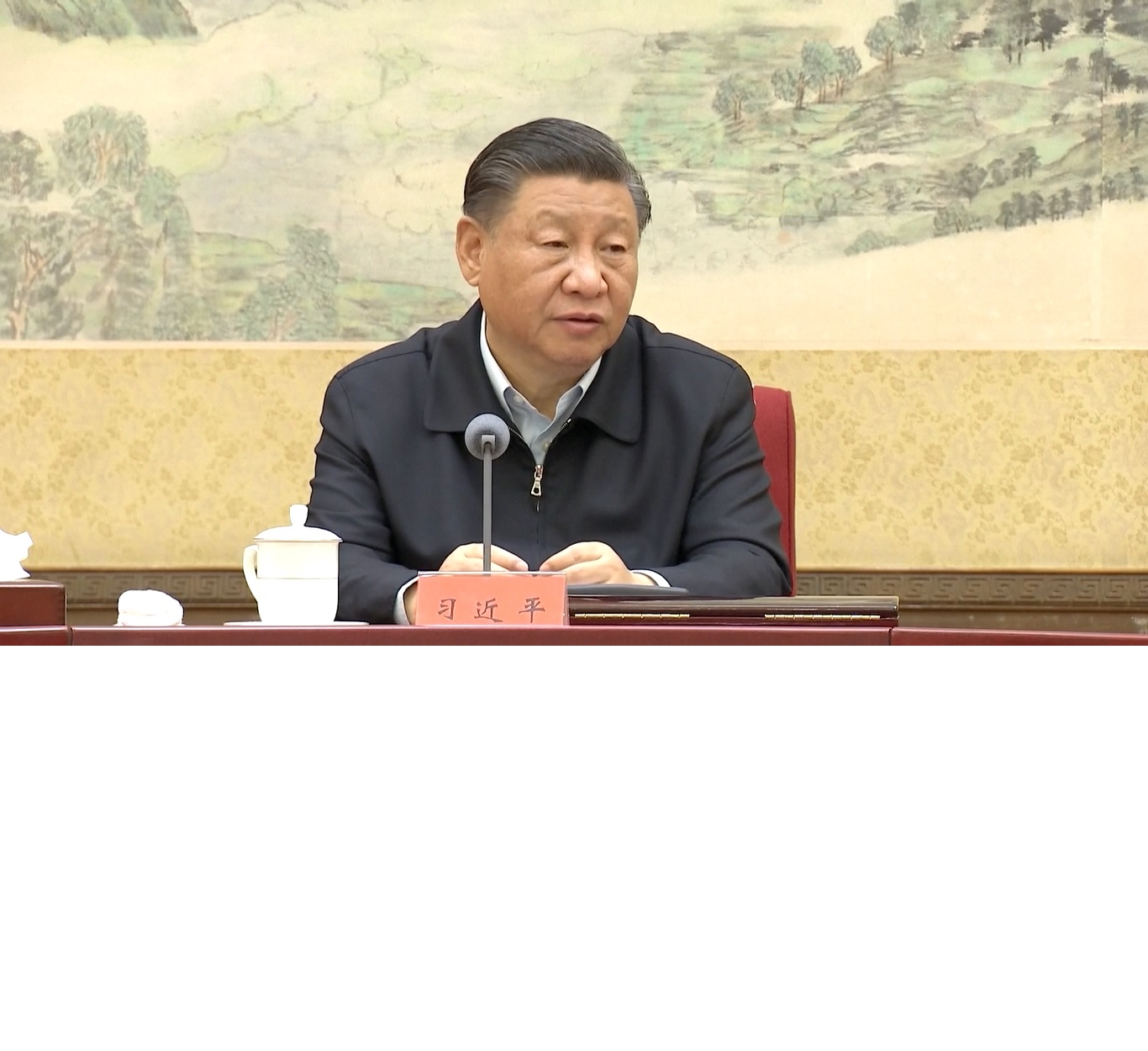 Xi menyoroti perlunya menciptakan kondisi tata kelola pemerintahan berbasis hukum dan lingkungan eksternal yang mendukung untuk memajukan modernisasi Tiongkok