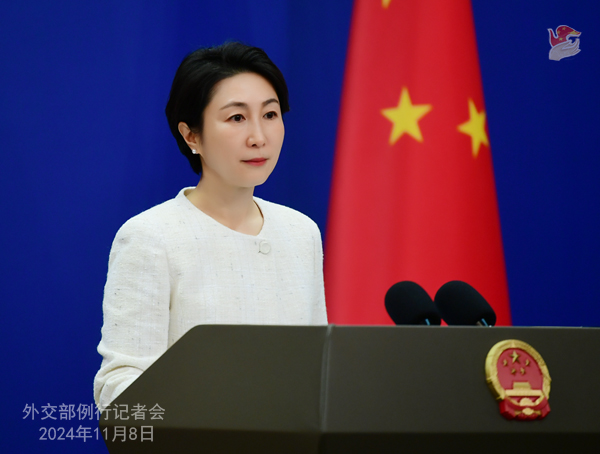 Jubir Kemenlu Tiongkok Mao Ning mengumumkan memenuhi undangan Wakil Perdana Menteri Singapura Gan Kim Yong Wakil Perdana Menteri Tiongkok Ding Xuexiang akan melakukan kunjungan resmi ke Singapura pada 10-11 November dan bersama Gan Kim Yong memimpin Sidang ke-20 Komisi Gabungan Kerja sama Bilateral Tiongkok-Singapura