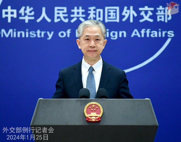 Juru bicara Kementerian Luar Negeri Tiongkok Wang Wenbin