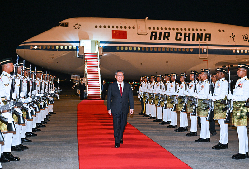 Li tiba di Kuala Lumpur setelah menyelesaikan kunjungan resmi ke Australia
