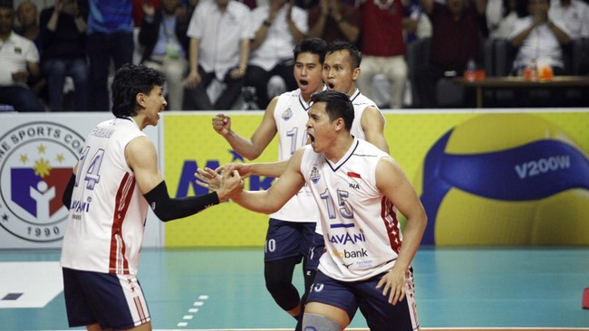 Timnas Voli Indonesia akan melakoni laga penentuan juara melawan Thailand di SEA V League seri 2
