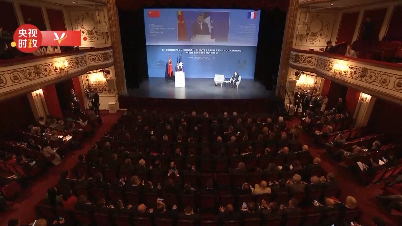 Xi menyampaikan seruan tersebut dalam pidato pada upacara penutupan pertemuan keenam Dewan Bisnis Tiongkok-Prancis di Paris