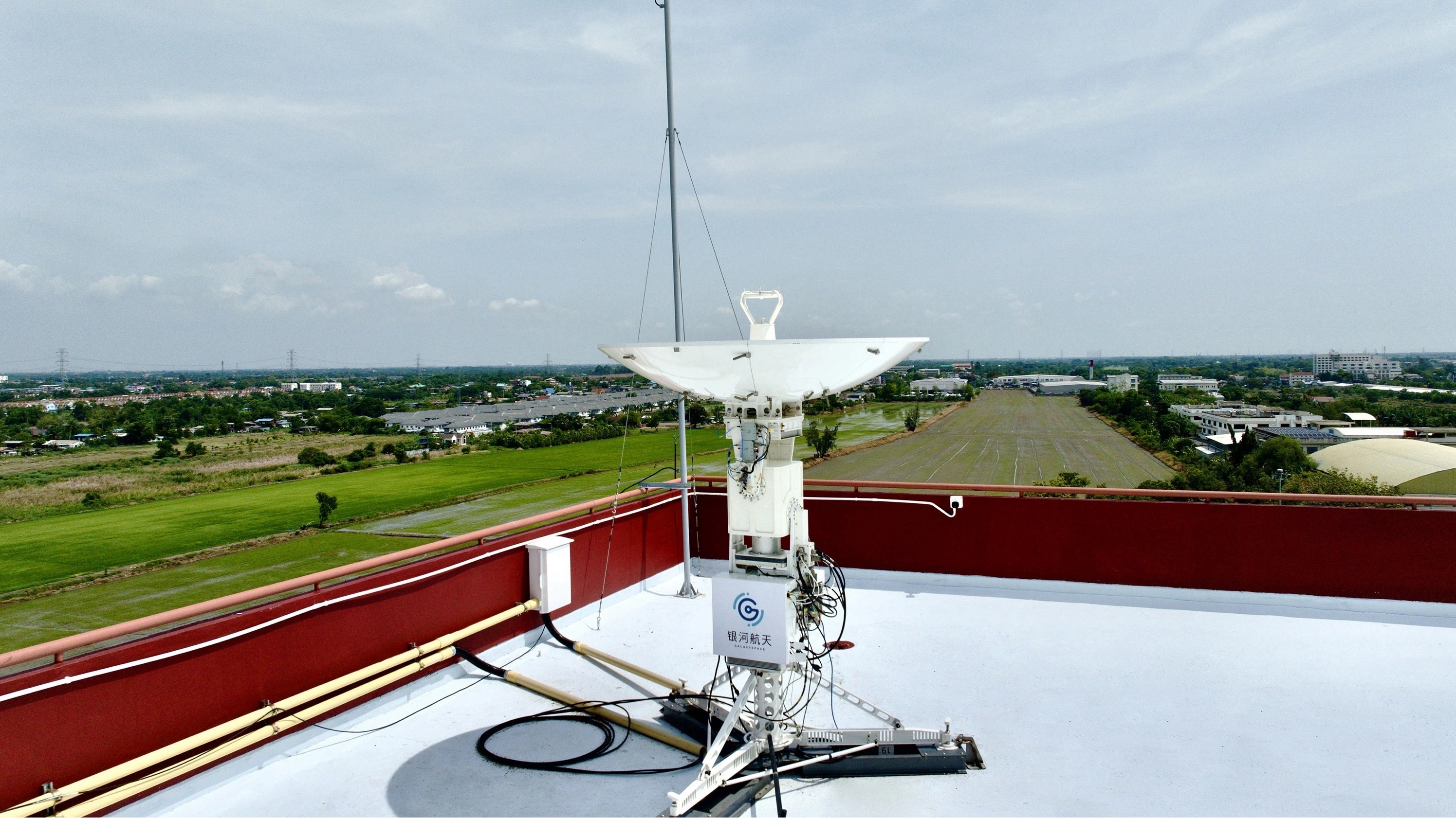 Sebuah perusahaan luar angkasa komersial swasta Tiongkok bekerja sama dengan universitas Thailand telah berhasil melakukan uji coba pertama komunikasi internet broadband melalui satelit Tiongkok low Earth orbit (LEO) di Thailand