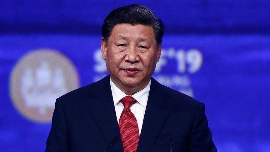 Xi Jinping dalam suratnya menyampaikan ucapan selamat kepada Wakil Ketua Dewan Komisaris Komite Nasional Hubungan AS-Tiongkok CEO Group Chubb Evan Greenberg yang memperoleh penghargaan