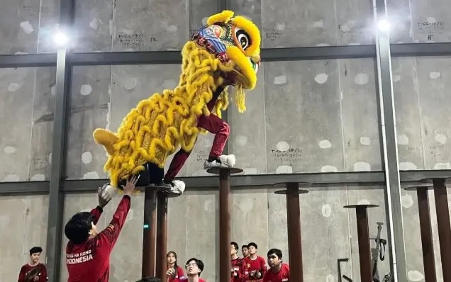 Atraksi Barongsai yang Memukau, Hasil dari Kreasi Kolektif dan Latihan Intens