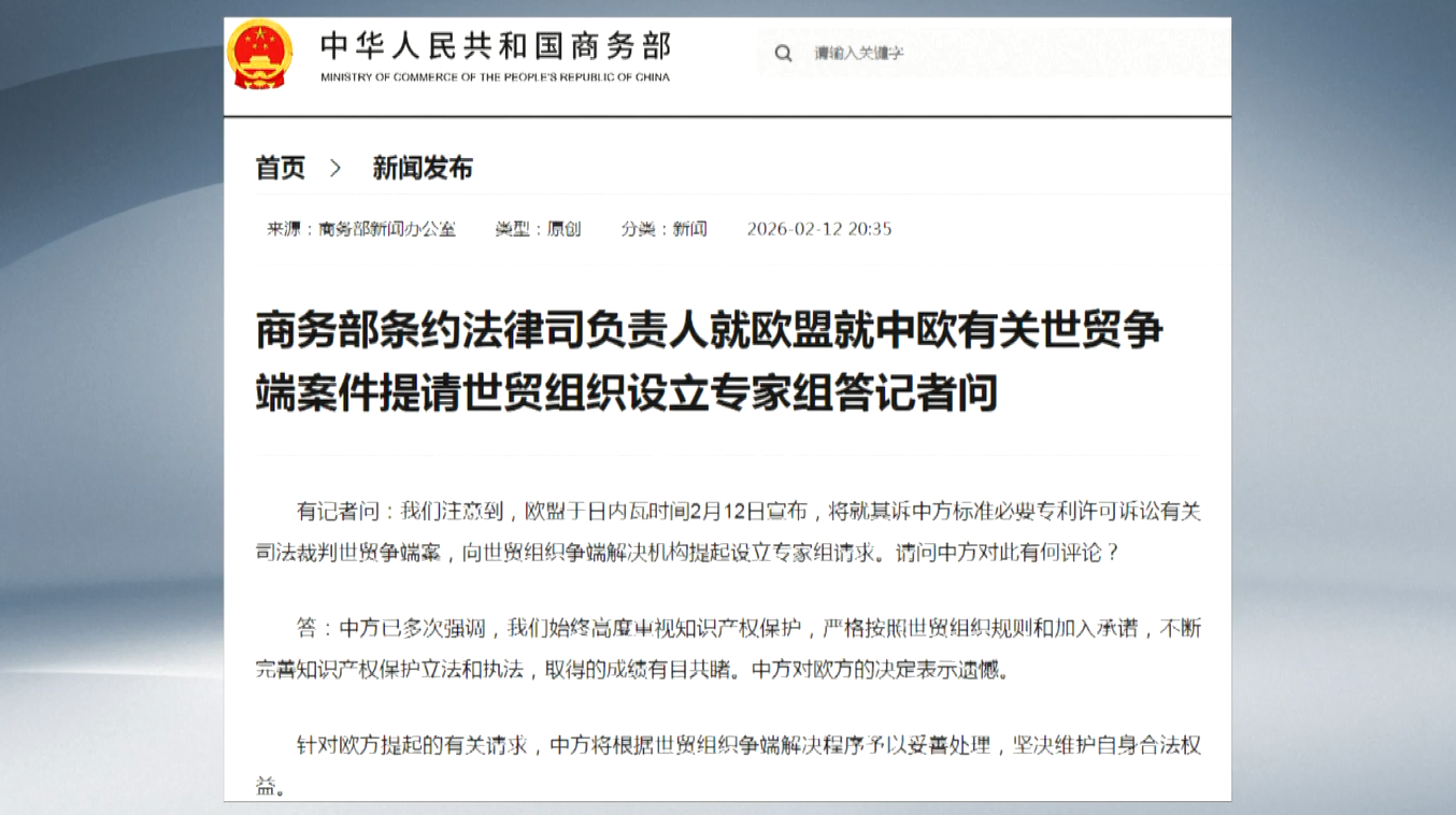 Tiongkok Sesalkan Permintaan Uni Eropa untuk Bentuk Panel WTO dan Berjanji untuk Bela Hak Asasi Manusia