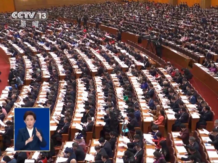 Sidang ke-2 KRN ke-14 Tiongkok dibuka di Balai Agung Rakyat Selasa pagi hari ini (5/3)