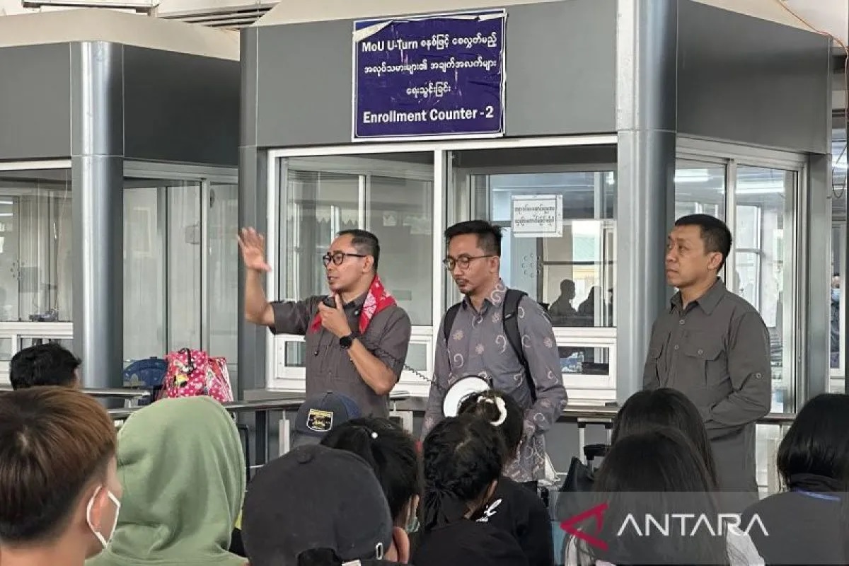 WNI yang berhasil dievakuasi dari Myawaddy tersebut berasal dari 21 provinsi