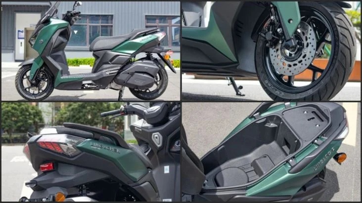 Mirip Xmax, Lingchen 007 Motor Matik Asal Tiongkok dengan Fitur Menawan