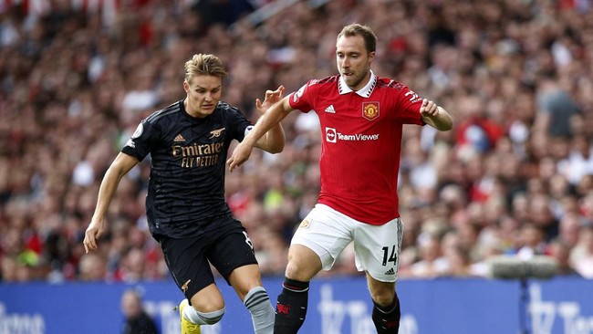 Gelandang Manchester United Christian Eriksen blak-blakan mengakui hasil mereka di awal musim ini belum ideal menjelang lawan Arsenal di Liga Inggris