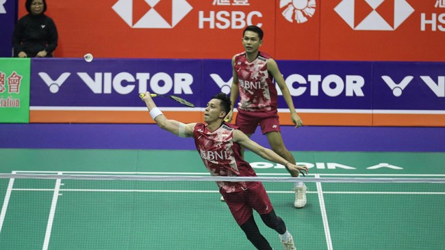 Fajar Alfian/Muhammad Rian Ardianto kalah di hadapan Lee Fang Chih/Lee Fang Jen dengan skor 16-21