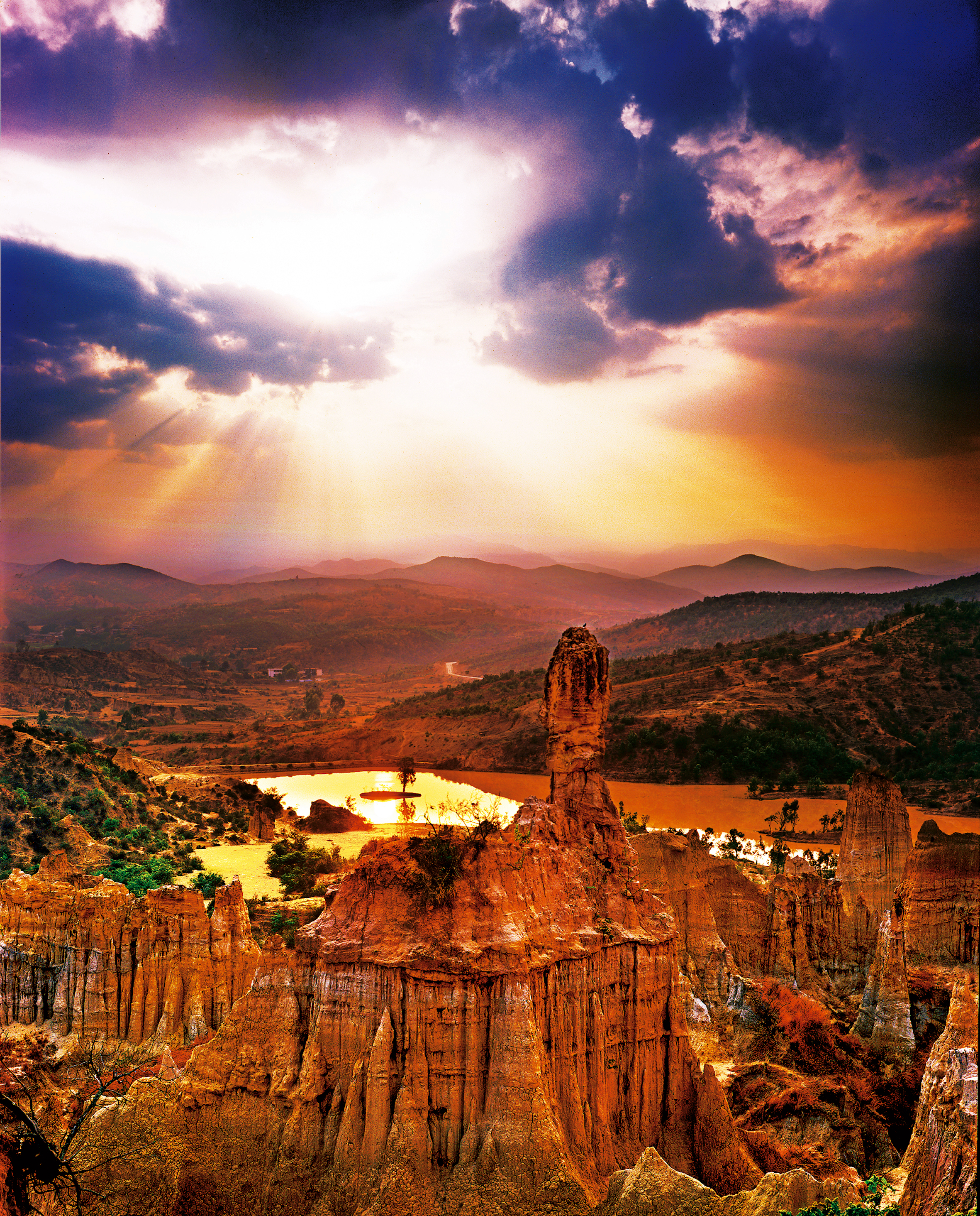 Daerah itu adalah tempat manusia-kera Yuanmou pernah tinggal