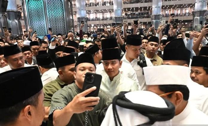 Wapres Gibran Shalat Idul Adha di Istiqlal