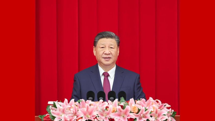 Pidato tersebut akan disiarkan oleh saluran TV dan radio utama China Media Group serta situs web dan platform media baru dari organisasi berita besar negara