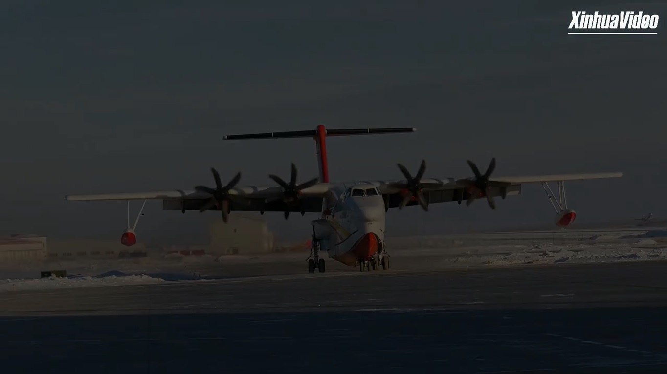 Uji terbang di cuaca dingin