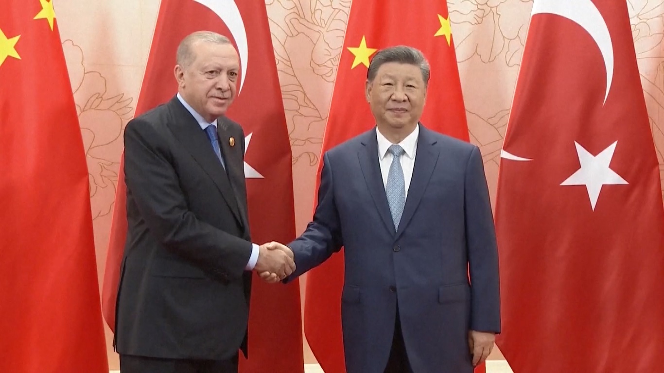 Xi Jinping Bertemu Presiden Turki di Tianjin