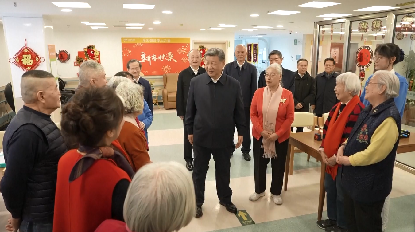 Xi Jinping Meninjau Komunitas Layanan Perawatan Lansia di Beijing