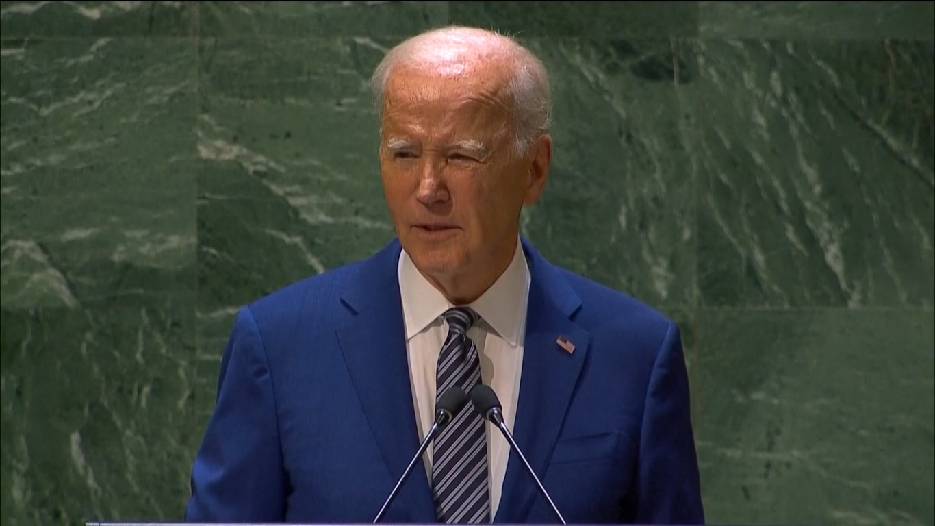 Itu disampaikan Biden dalam Debat Umum sesi ke-78 Sidang Majelis Umum Perserikatan Bangsa-Bangsa di markas besar PBB di New York