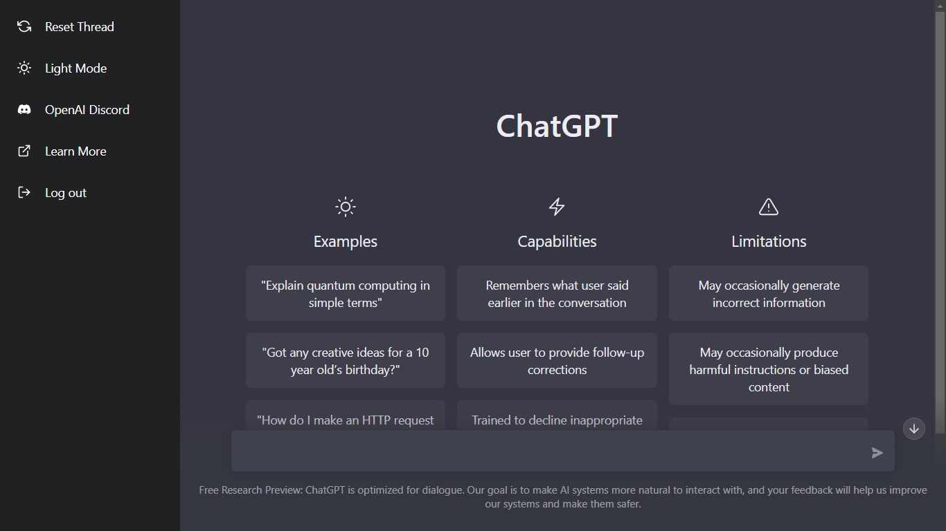 Chat GPT adalah chatbot berbasis teknologi Artificial Intelligence (AI / kecerdasan buatan) yang dapat melakukan interaksi percakapan dengan penggunanya secara canggih