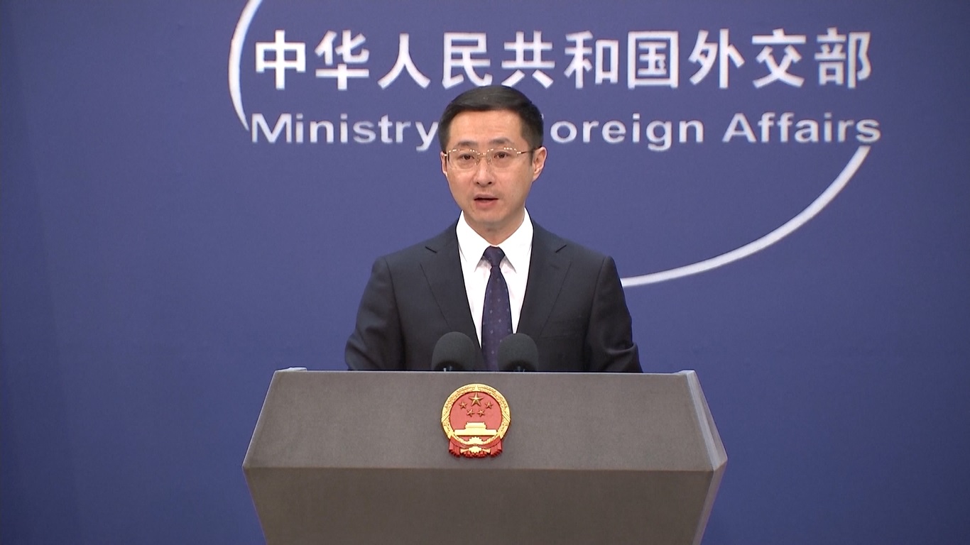 Lin mengomentari pernyataan yang dibuat oleh Menteri Luar Negeri India