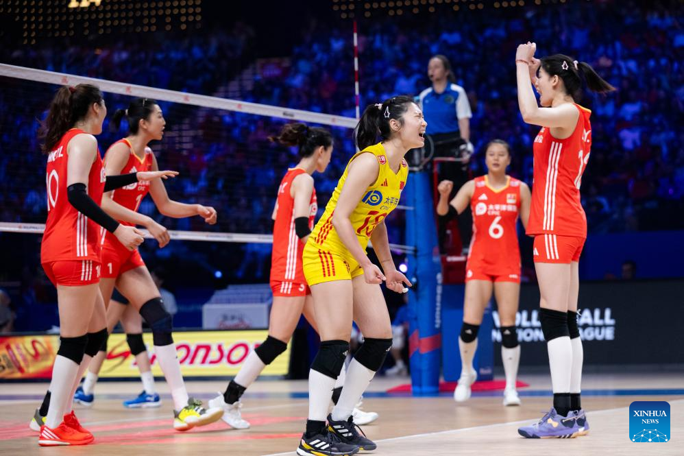 Jepang mengalahkan Tiongkok di kejuaraan Bola voli Putri FIVB Nations League (VNL)