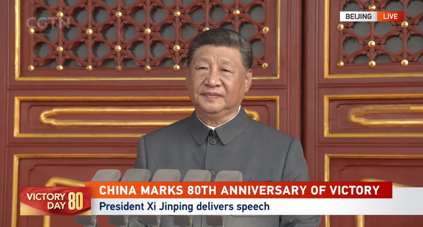 Upacara Peringatan Hari Kemenangan Perang Tiongkok Resmi Digelar di Beijing