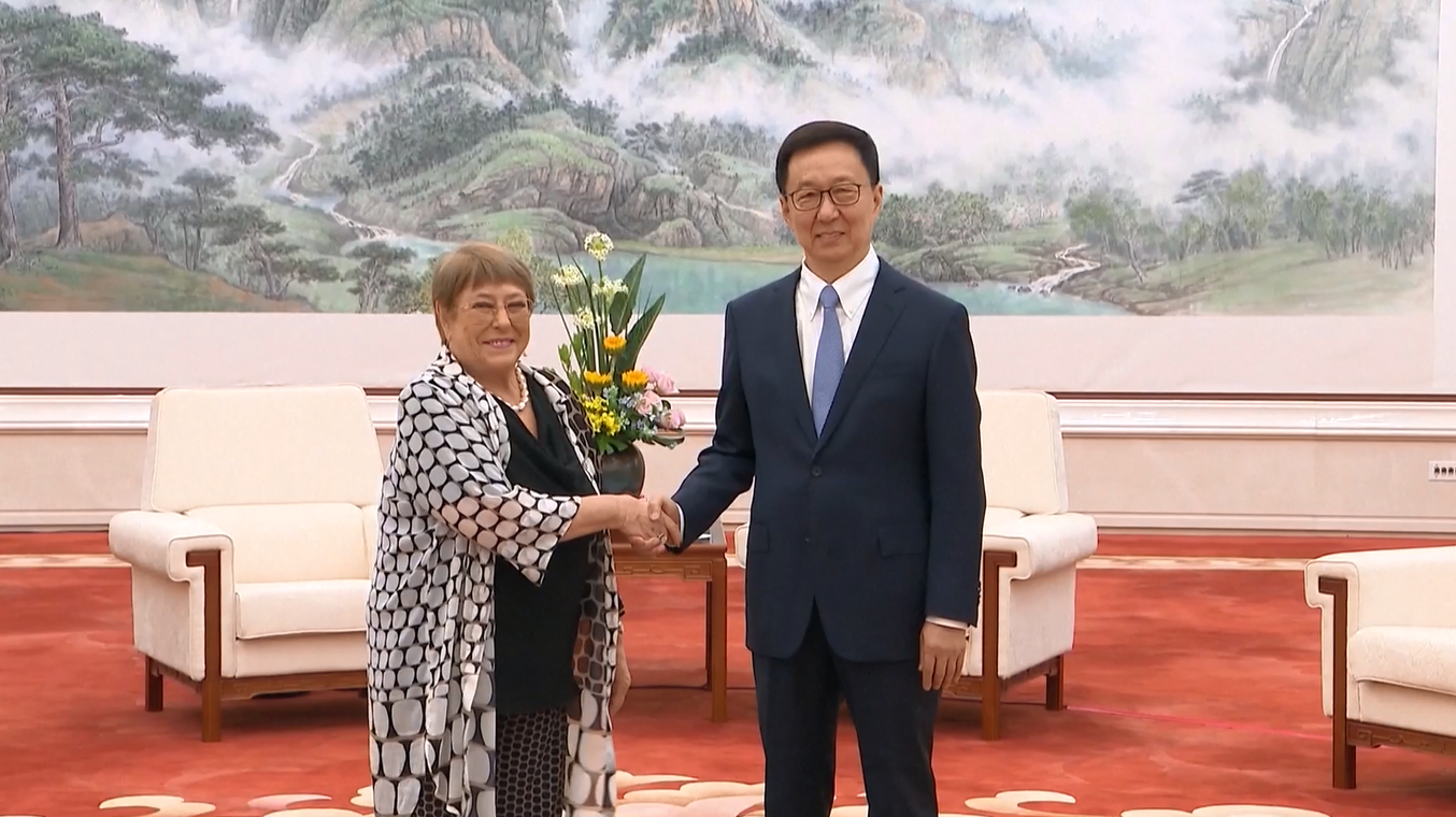 Wakil Presiden Tiongkok Bertemu dengan Kandidat Sekretaris Jenderal PBB Berikutnya di Beijing