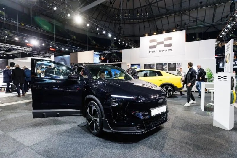 Kendaraan listrik (electric vehicle/EV) Tiongkok bersinar di ajang Swedish eCarExpo 2023 yang dibuka pada Jumat (3/2) di Stockholm