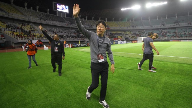Shin Tae Yong mengaku puas dengan fasilitas Stadion Manahan