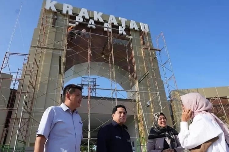 Menteri BUMN Erick Thohir optimis Lampung segera memiliki taman hiburan baru Krakatau Park dengan 26 wahana kekinian 