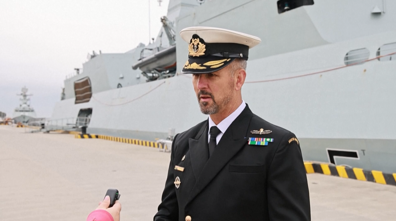 Shanghai Sambut Fregat Afrika Selatan untuk Kunjungan Persahabatan