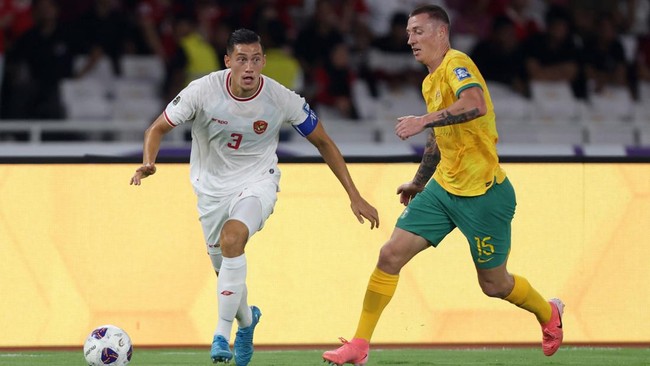 Kapten Jay Idzes memberikan pesan epik kepada suporter Indonesia setelah Timnas Indonesia mengimbangi Australia 0-0 dalam Kualifikasi Piala Dunia 2026